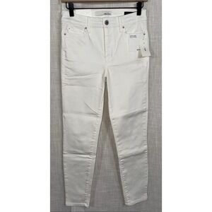 NWT Ella‎ Moss White Women's High Rise Skinny Ankle Body Sculpt Size 27 Pants